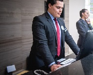Reception in hotels